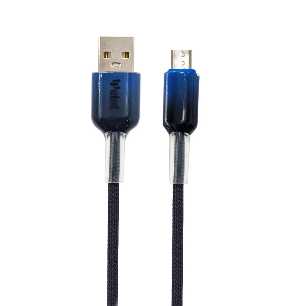 کابل شارژر اندروید MICRO USB ویلاتWELOT مدل DC 11 متراژ 1 متر