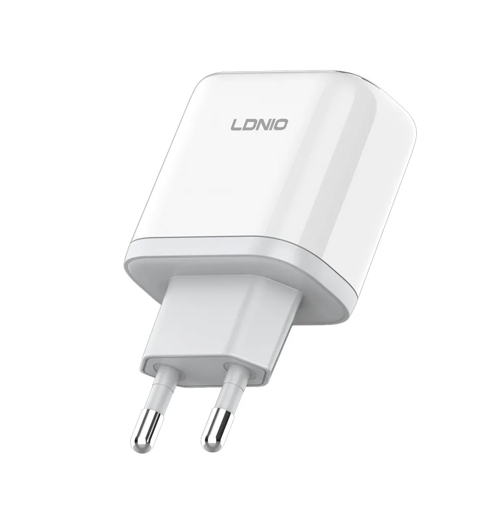 شارژر دیواری LDNIO الدینیو مدل Q1415 به همراه کابل دو سر تایپ سیSUPER FAST - تصویر 4